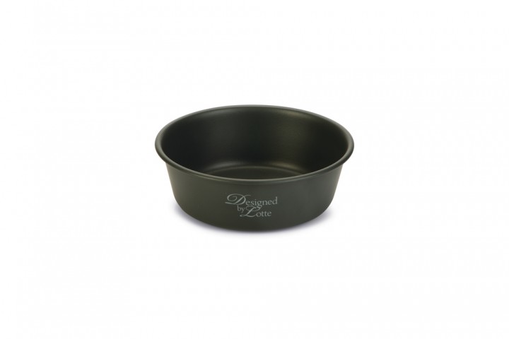 Beeztees DBL Köpek Mama Su Kabı, Mat Siyah Paslanmaz Çelik, 13cm, 470ml
