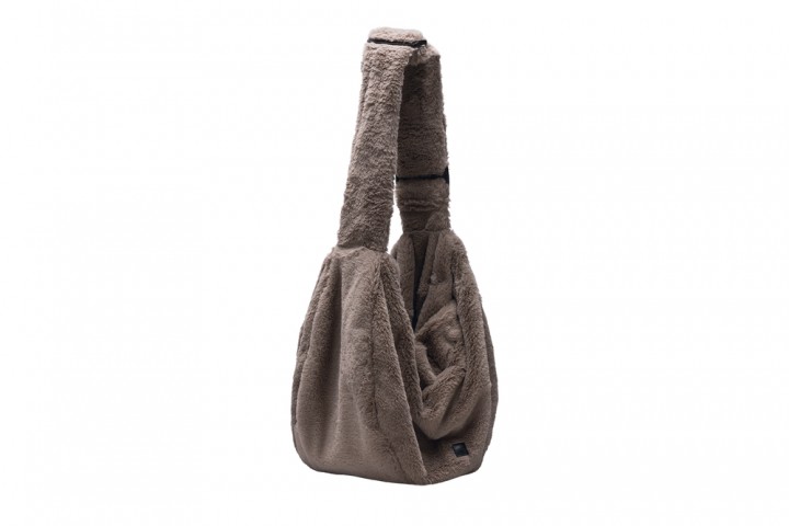 Beeztees DBL Köpek Taşıma Çantası, 6,5Kg'ye kadar, Koyu Gri, 48x23x33cm