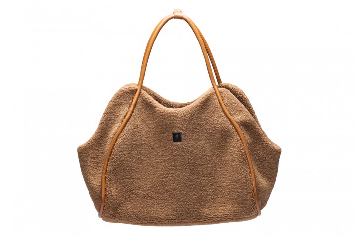 Beeztees DBL Köpek Taşıma Çantası, Yıkanabilir, 6,5Kg'ye kadar, Sütlü Kahve, 43x15x35cm