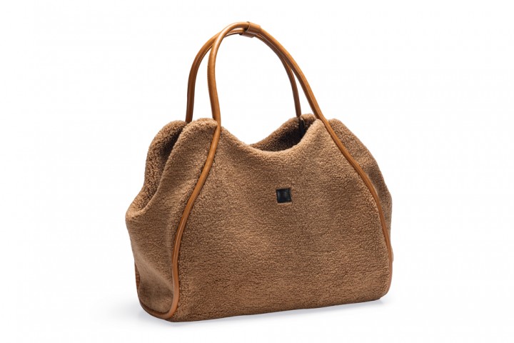 Beeztees DBL Köpek Taşıma Çantası, Yıkanabilir, 6,5Kg'ye kadar, Sütlü Kahve, 43x15x35cm
