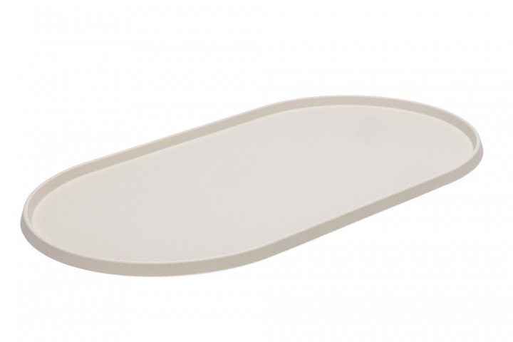 Beeztees DBL Mama Su Kabı Servisi, Silikon, Kaymaz, Bej, 55x30x1,7cm