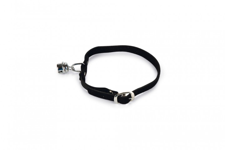 Beeztees Kedi Boyun Tasması, Süet, Siyah, 24-29cm