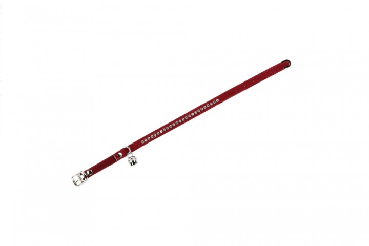 Beeztees Kedi Boyun Tasması, Swarovski Taşlı, Kırmızı, 24,5-30cm