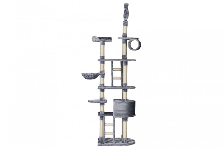 Beeztees Kedi Büyük Tırmalama ve Oyun Evi, 70x50x220-260cm