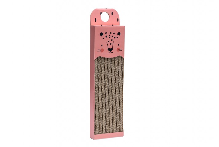 Beeztees Kedi Karton Tırmalama, Pembe, 45cm