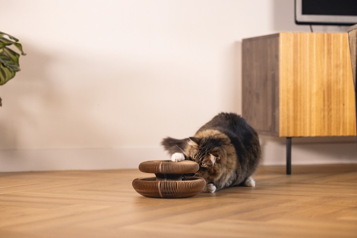 Beeztees Kedi Karton Tırmalama ve Oyuncağı, 24x10cm