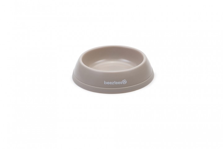 Beeztees Kedi Mama Su Kabı, Plastik, Bej 14,5cm