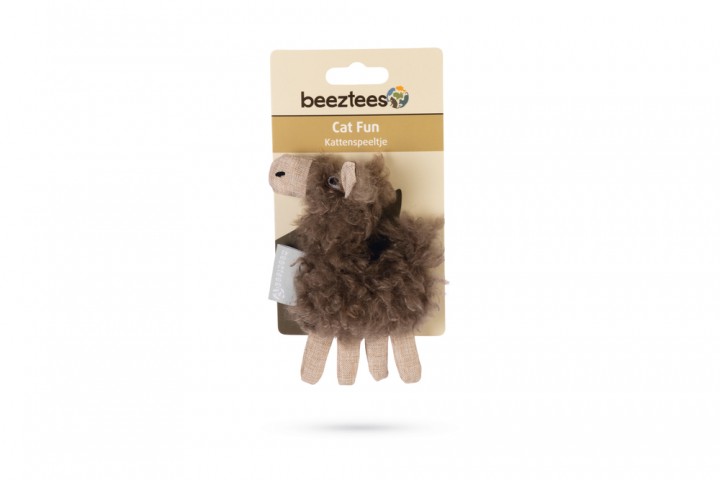 Beeztees Kedi Oyuncağı, Eşek, Peluş, Kahverengi, 13x9x3cm