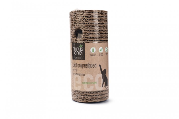 Beeztees Kedi Oyuncağı, Karton Silindir ve Püskül, 23x10x10cm