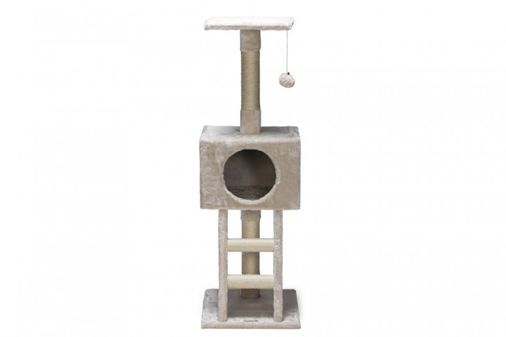 Beeztees Kedi Tırmalama, Krem, 40x35x82x110cm