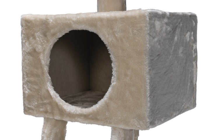 Beeztees Kedi Tırmalama, Krem, 40x35x82x110cm