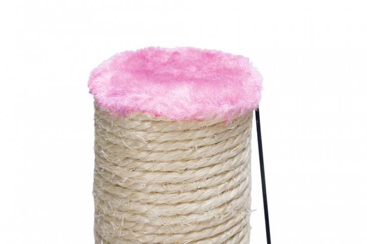 Beeztees Kedi Tırmalama ve Oyuncağı, Pembe, 27x27x40cm