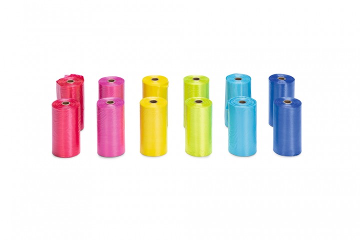 Beeztees Köpek Dışkı Toplama Poşeti, Çeşitli Renklerde, 12x20Adet