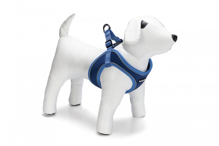 Beeztees Köpek Göğüs Tasması, Neopren, Mavi, M, 41-46cm