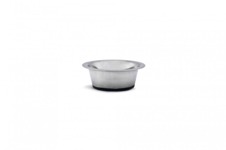 Beeztees Köpek Mama Su Kabı, Kaymaz Tabanlı, Paslanmaz Çelik, 13cm, 450ml