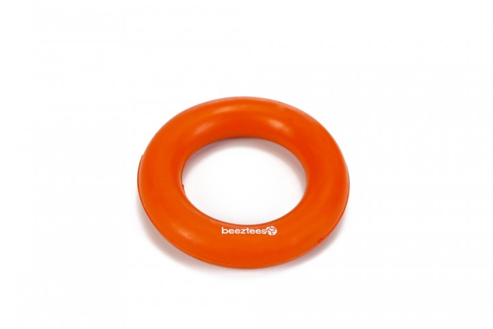 Beeztees Köpek Oyuncağı, İçi Dolu Halka, Kauçuk, Turuncu, 9cm