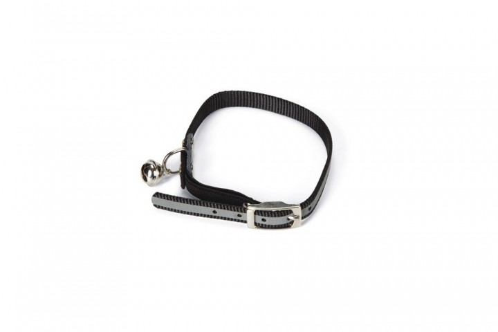 Beeztees Kedi Boyun Tasması, Fosforlu Siyah, 24,5-29,5cm