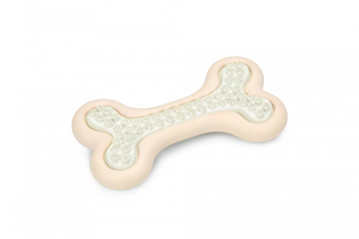 Beeztees Yavru Köpek Diş Oyuncağı, İçi Dolu Halka, Kauçuk, Pembe, 10cm