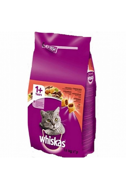 Whiskas Biftek&Havuç Kedi Maması - 3,8Kg