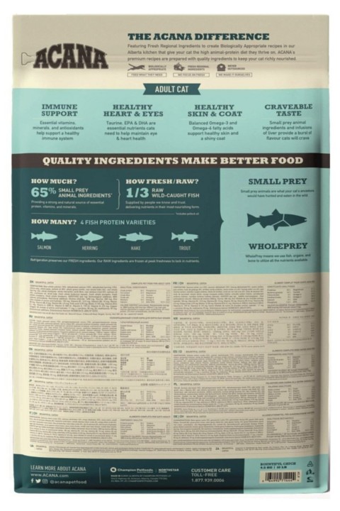 ACANA Bountiful Catch Yetişkin Kedi Maması 4,5kg