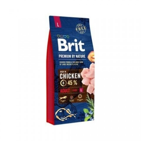 Brit Premium By Nature Adult M Chicken Rice 15 Kg