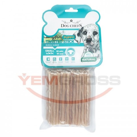 Burgulu İnce Puppy Naturel 80 li Paket