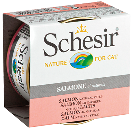 Schesir Somon Balıklı Doğal Yaş Kedi Maması 85gr