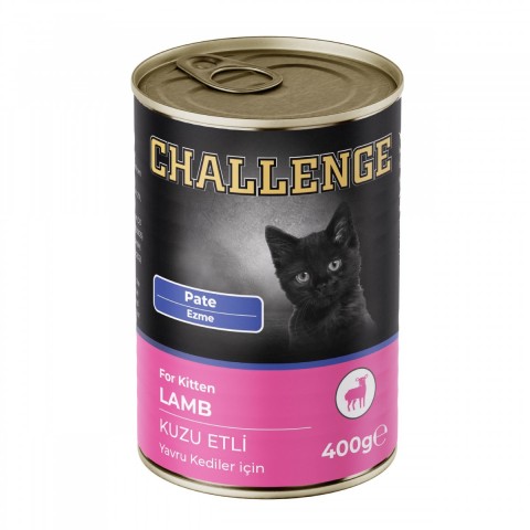 Challenge Pate Kuzu Etli Yavru Kedi Konservesi 400 gr