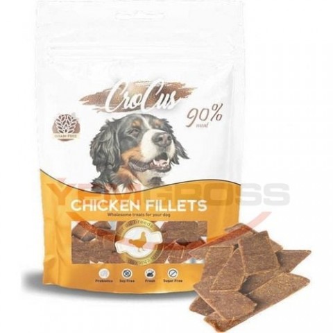 Crocus Fıllets Tavuklu Tahılsız Köpek Ödülü 80 Gr