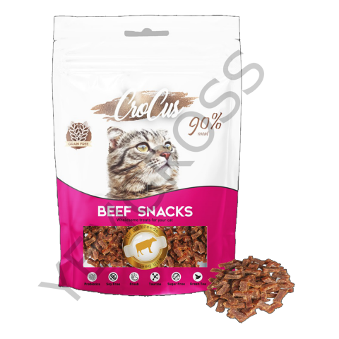 Crocus Snack Biftekli Tahılsız Kedi Ödülü 80 Gr