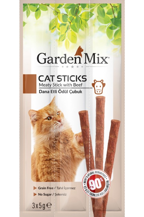 Gardenmix Dana Etli Kedi Stick Ödül 3*5g