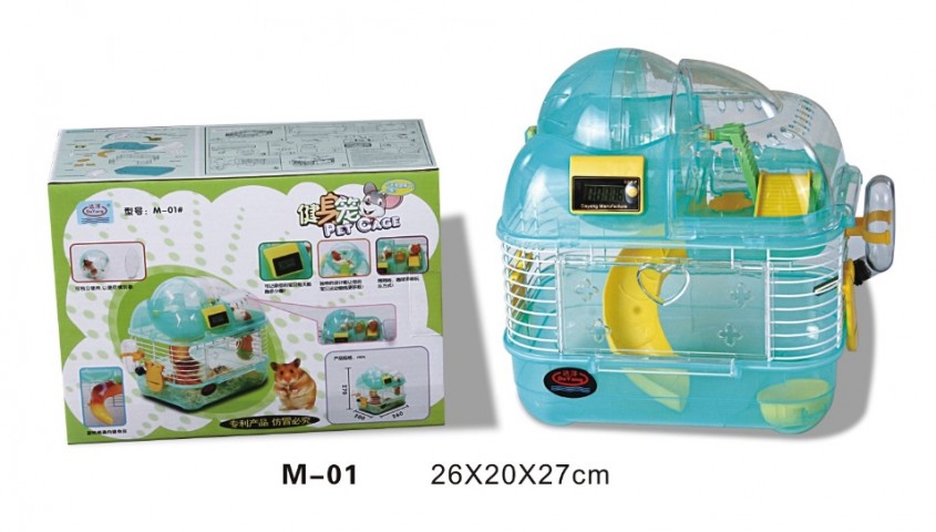 Dayang Hamster Kafesi Sayaçlı 26x20x27