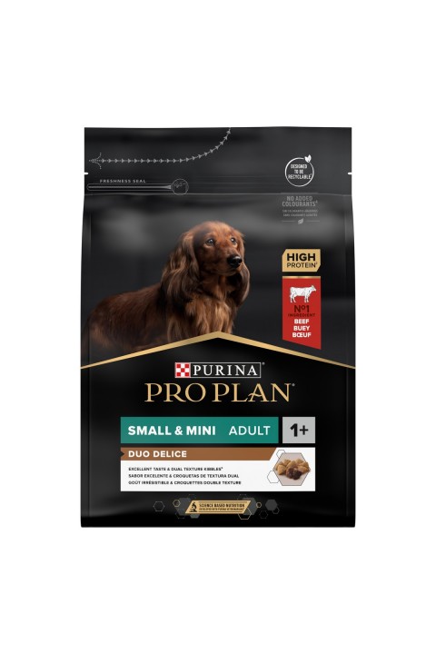 Pro Plan Duo Delice Small&Mini Adult Sığır Etli Köpek Maması - 2,5 Kg