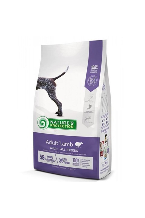 Natures Protection Kuzu Etli Köpek Maması 12 Kg