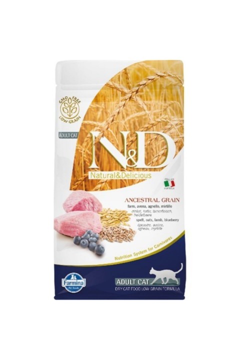 Nd Kuzu & Yaban Mersini Adult Az Tahıllı Kedi Maması - 1.5 Kg