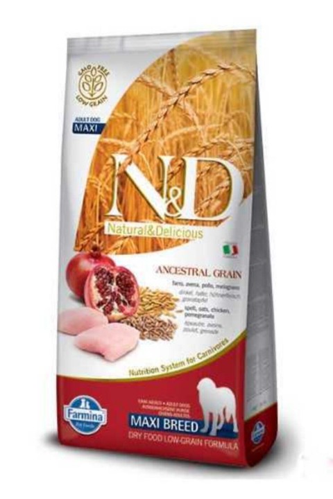 Nd Az Tahıllı Tavuk & Nar Adult Med&Maxi 12+3 Kg Köpek Maması - 15 Kg