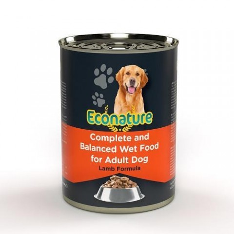 ECONATURE YET.KUZU KÖPEK 400GR KUZU ETLI SOSLU KONSERVE