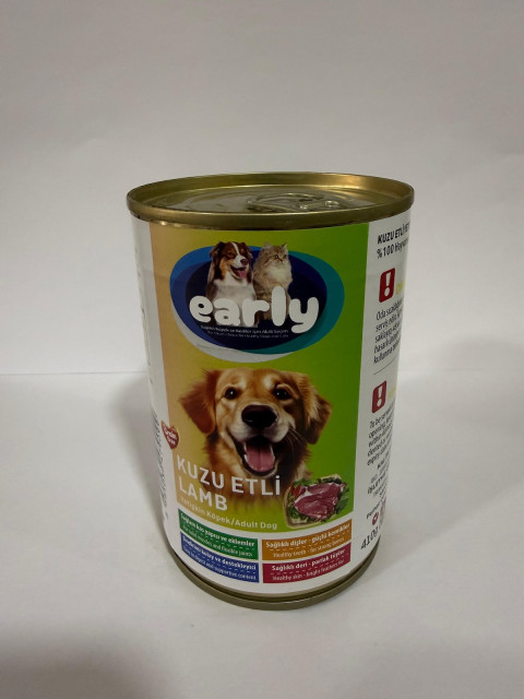 Early Kuzu Etli Köpek Konserve Mama