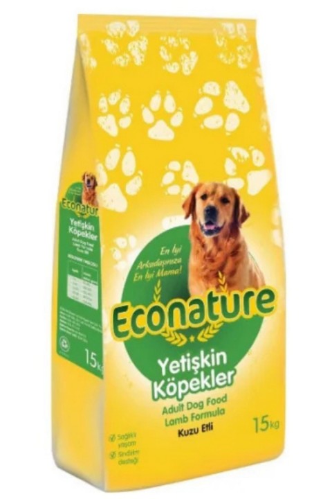 Econature Kuzulu Yetişkin Köpek Maması 15 Kg