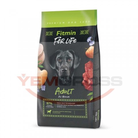 Fitmin For Life %20 Taze Tavuk Etli Yetişkin Köpek Maması 12 Kg
