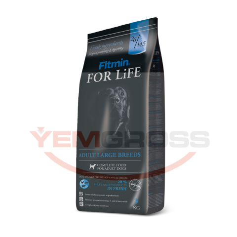 Fitmin Forlife Adult Large Breed Büyük Irk Yetişkin Köpek Maması 15 Kg