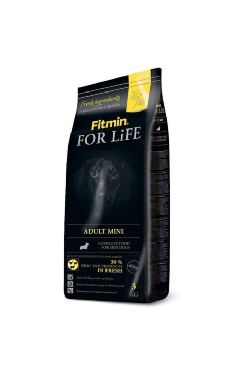 Fitmin For Life Adult Mini Ufak Irk Yetişkin Köpek Maması 3 Kg