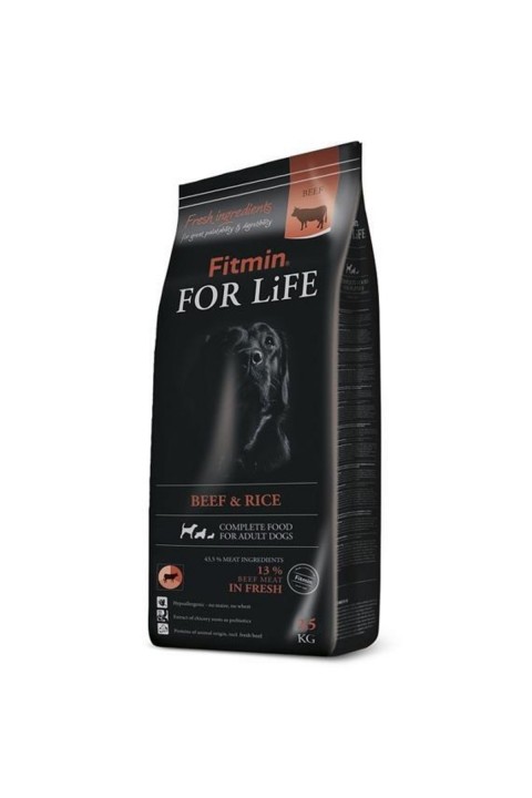 Fitmin For Life %13 Taze Biftek Etli Yetişkin Köpek Maması 2,5 Kg