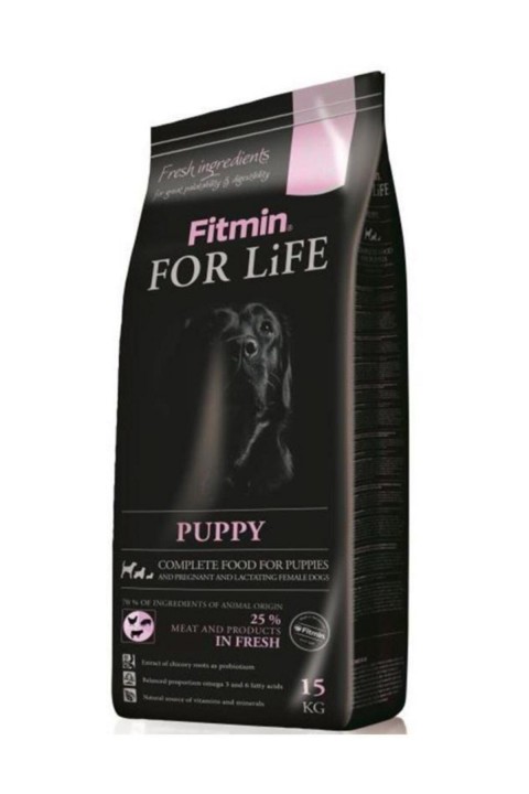 Fitmin For Life %25 Taze Tavuk Etli Yavru Köpek Maması 15 Kg