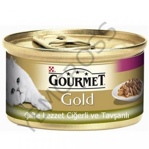 Gourmet Gold Cigerlı Ve Tavsanli Çifte Lezzet-85 Gr