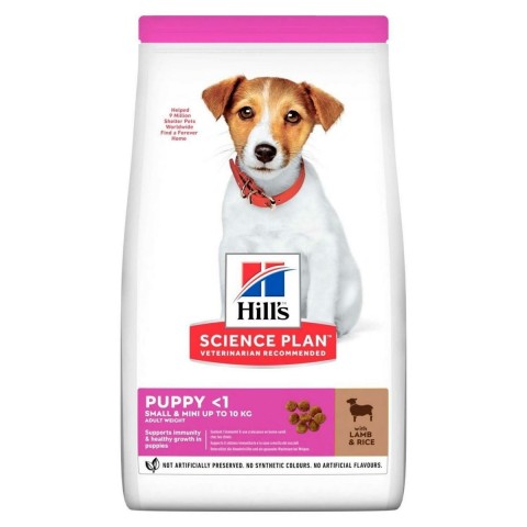Hill's SP Kuzulu & Pirinçli Küçük ve Mini Irk Yavru Köpek Maması 3 KG
