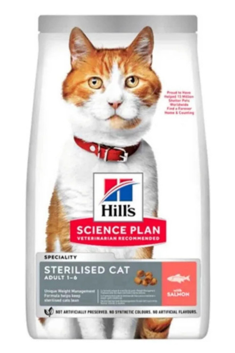 Hill's SP Somonlu Kısırlaştırılmış Yetişkin Kedi Maması 1,5KG