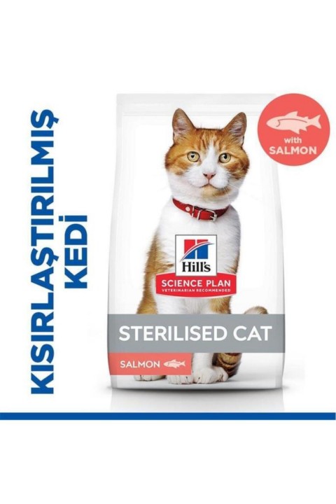 Hills Sterilised Somon Balıklı 1,5 Kg Kısırlaştırılmış Kuru Kedi Maması