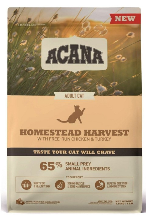 ACANA Homestead Harvest Yetişkin Kedi Maması 1,8kg