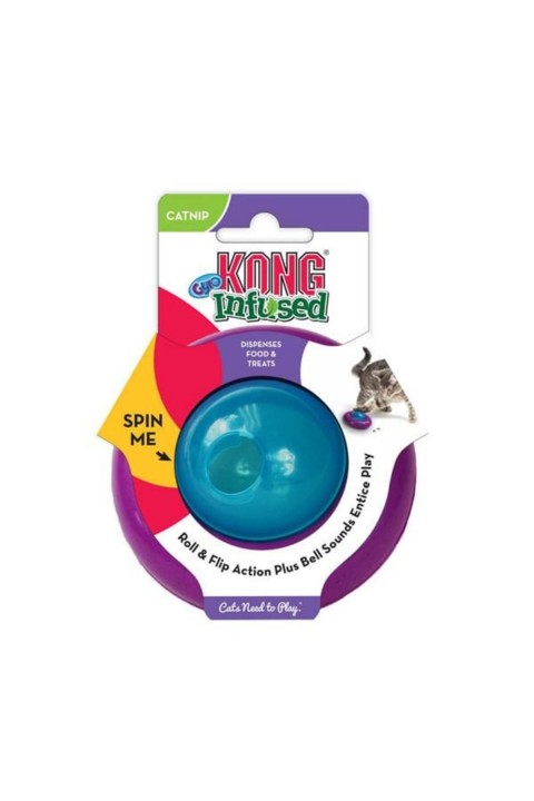 Kong Infused Cat Gyro Kediotlu ve Zilli Kedi Oyun Topu
